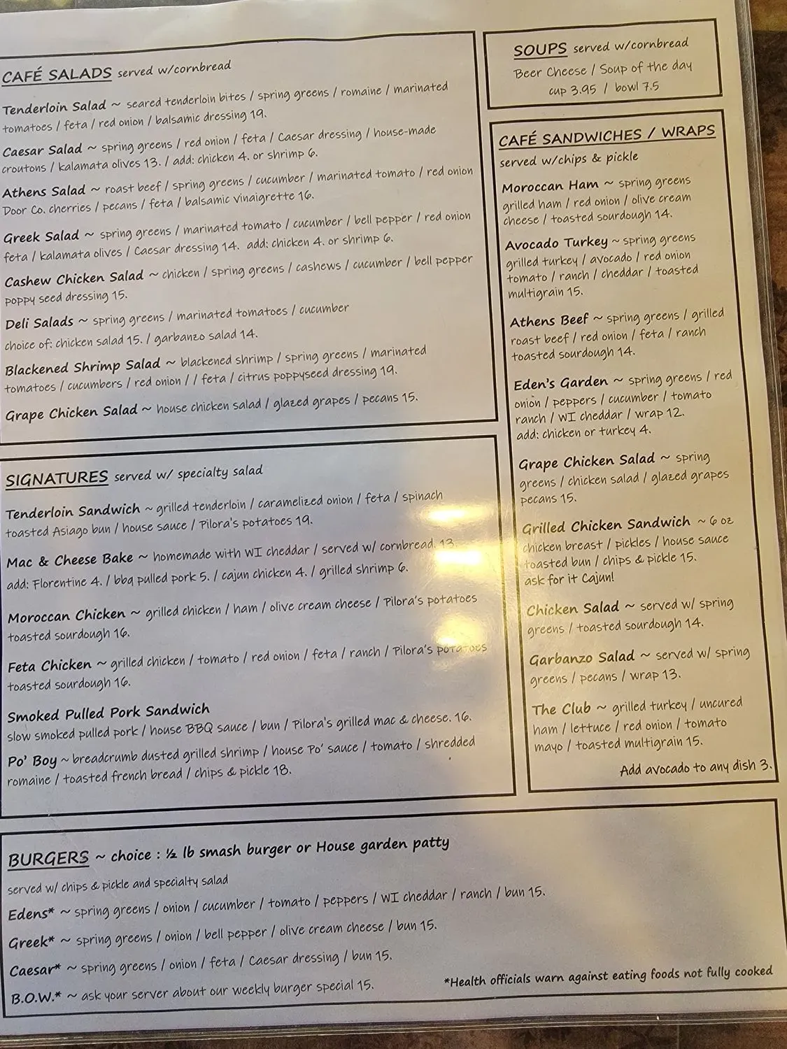 Menu 4