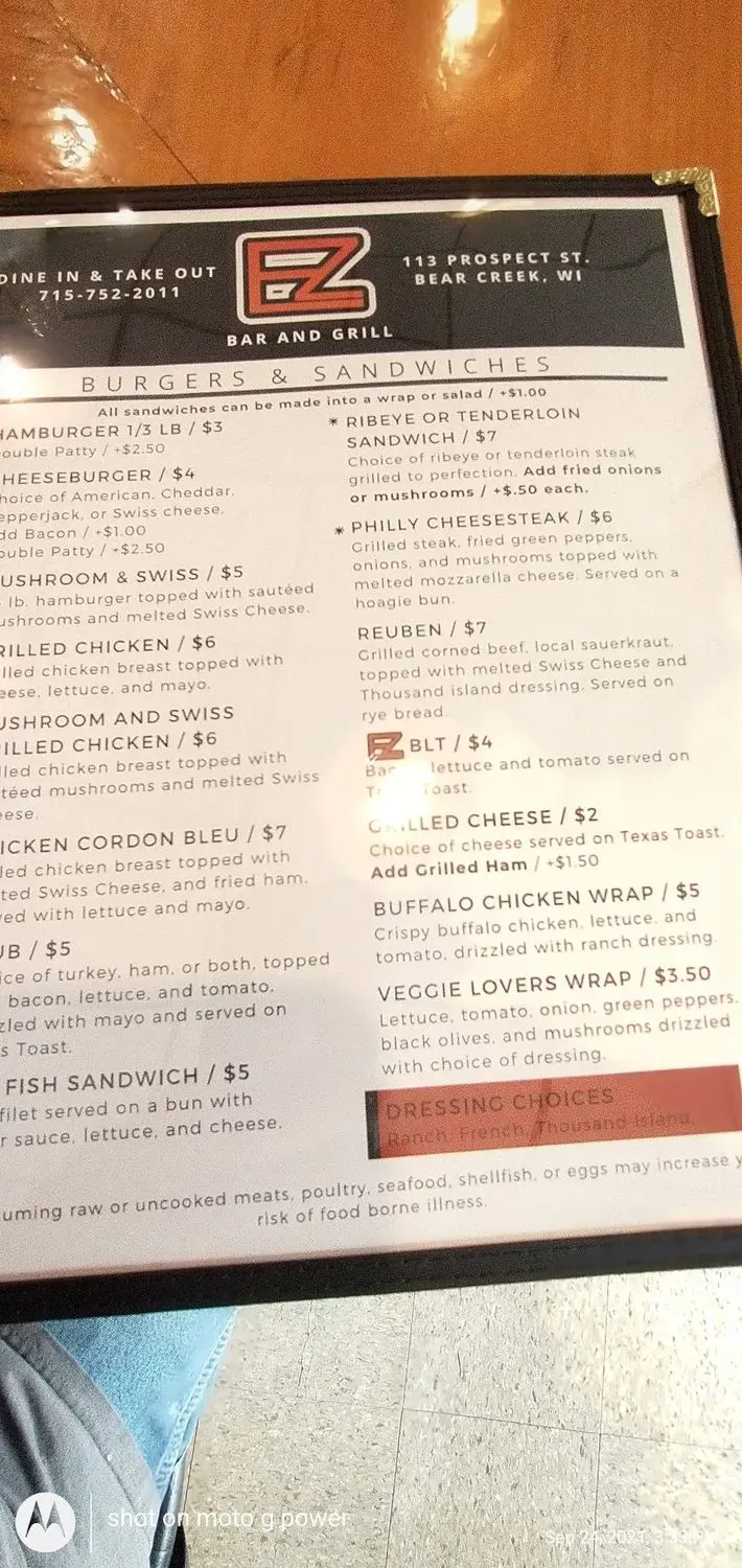Maverick’s Bar and Grill Menu - Updated October 2025