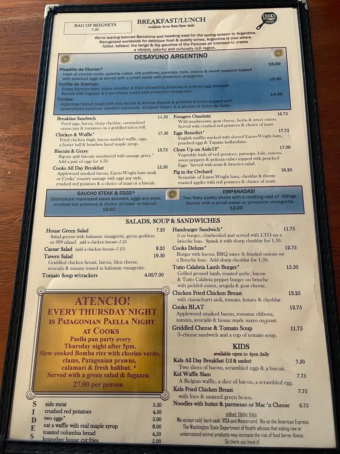 Menu 5