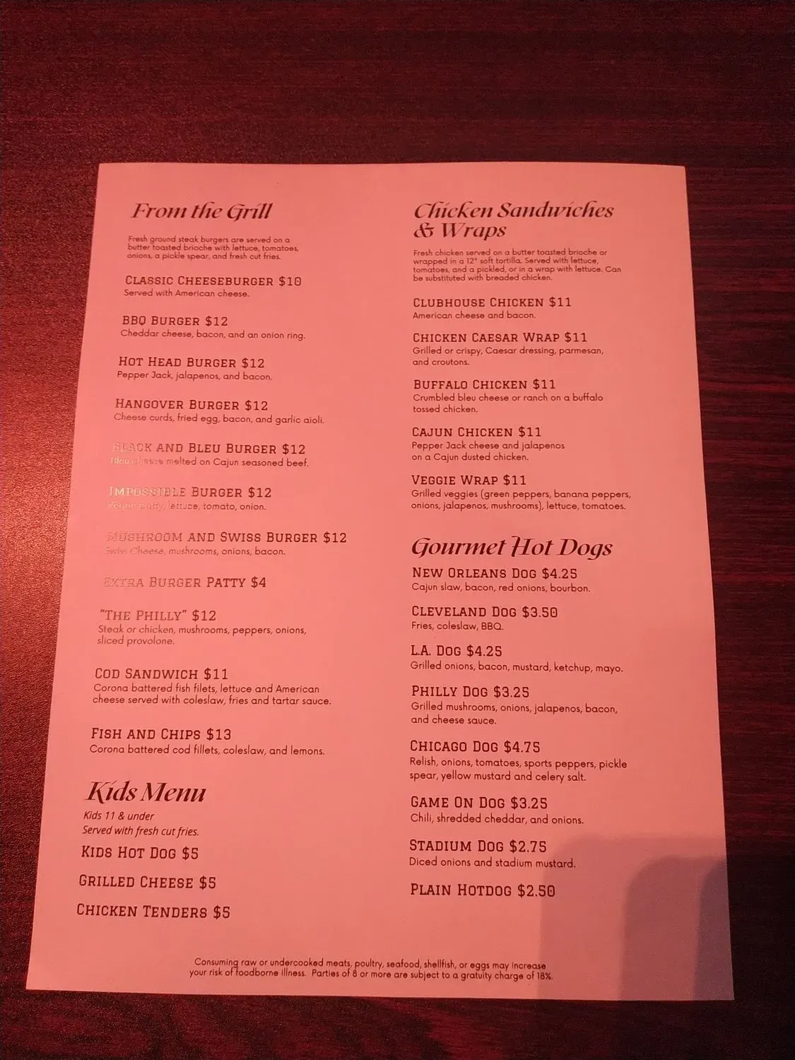 Menu 3