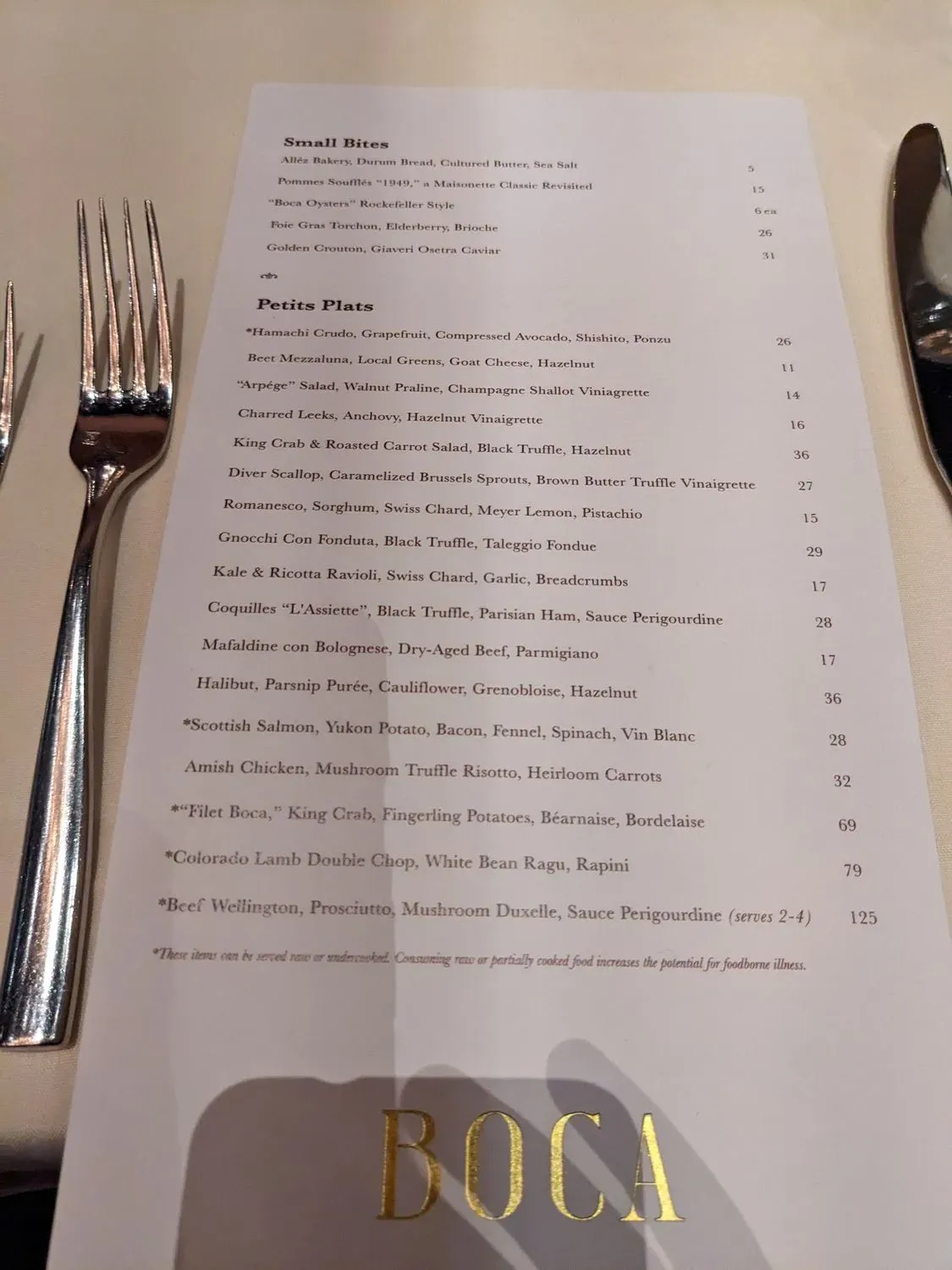 Menu 4