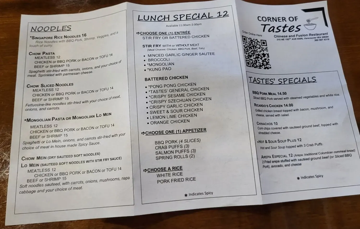 Menu 2