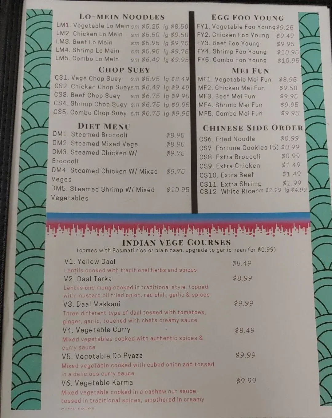 Menu 6