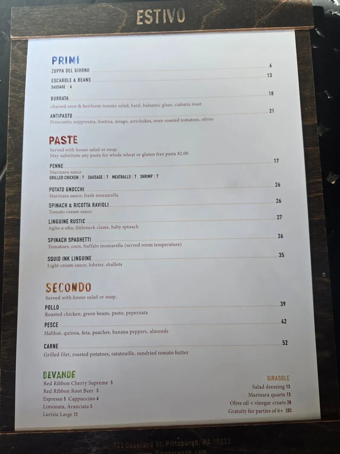 Menu 2