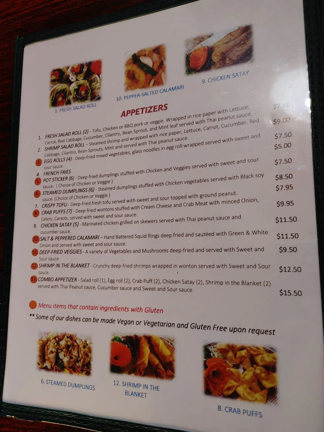 Menu 6