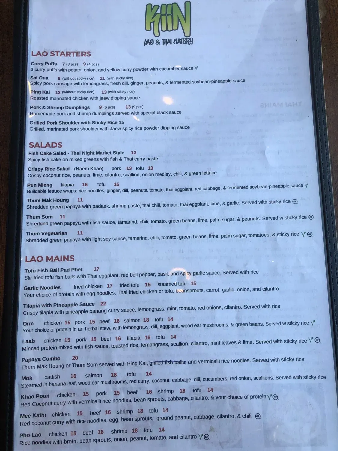 Menu 2