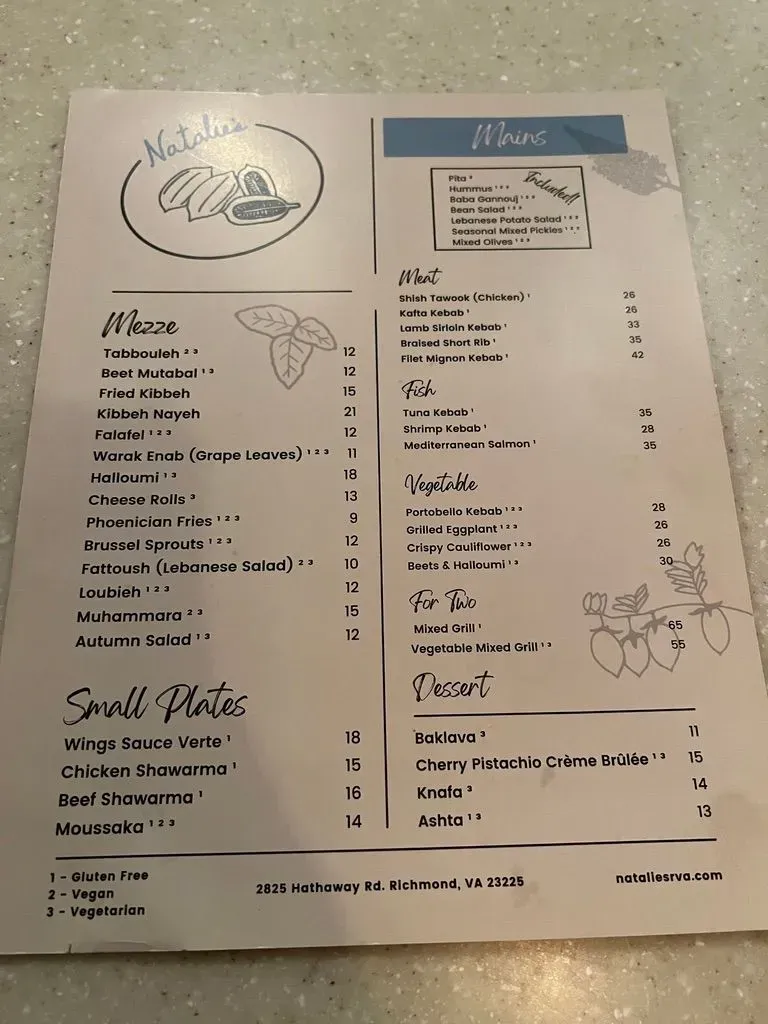 Menu 6