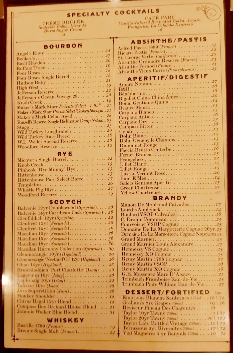 Menu 2