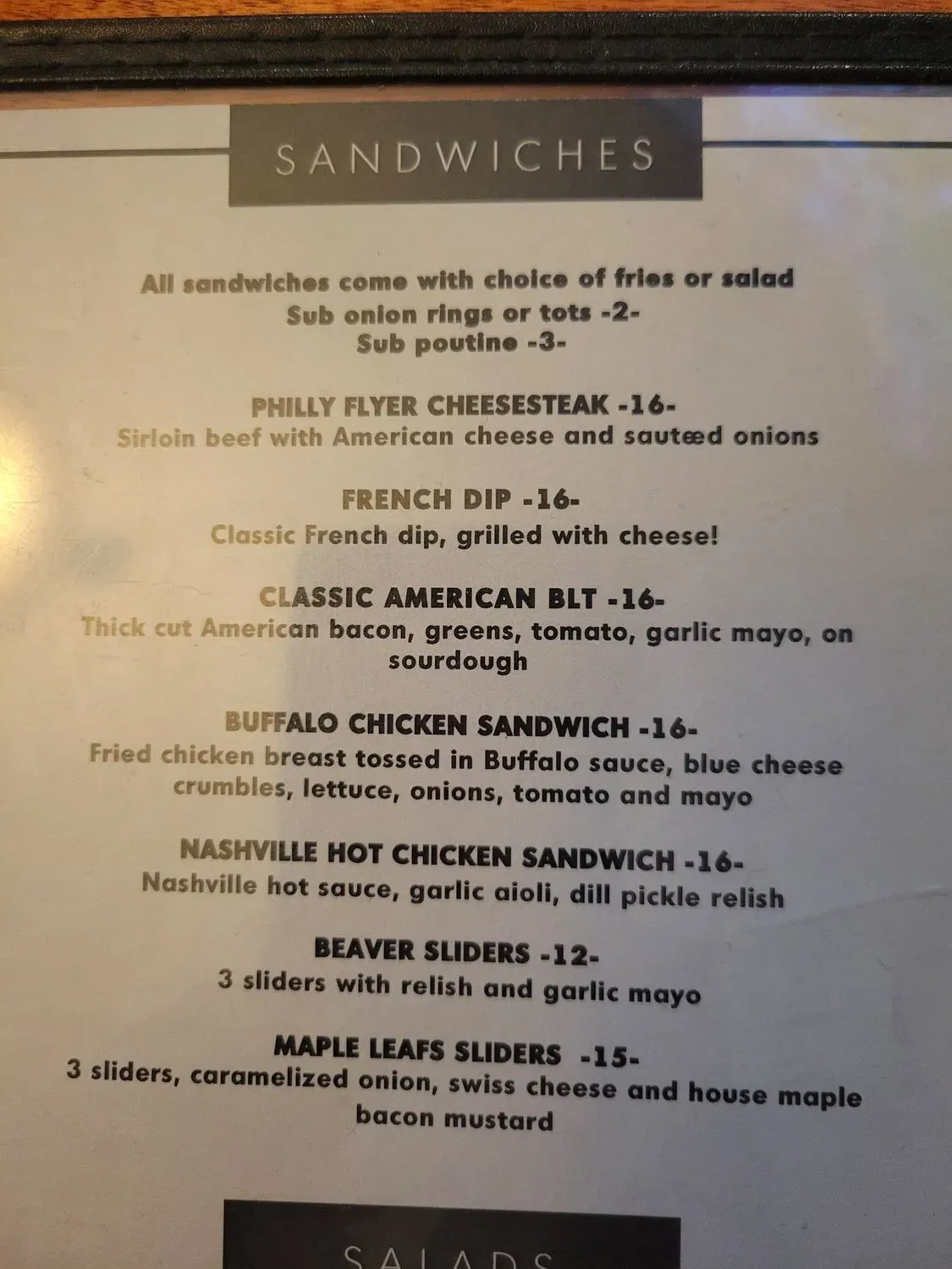 Menu 4