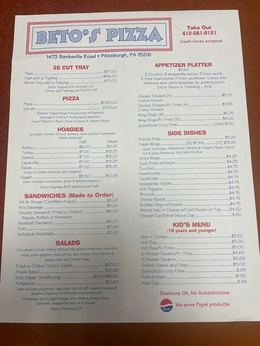 Menu 3