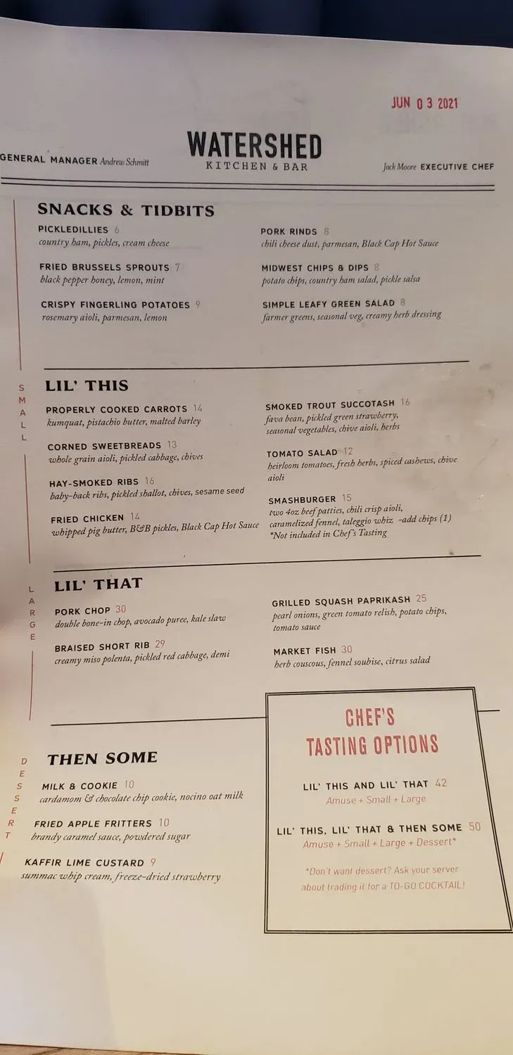 Menu 5