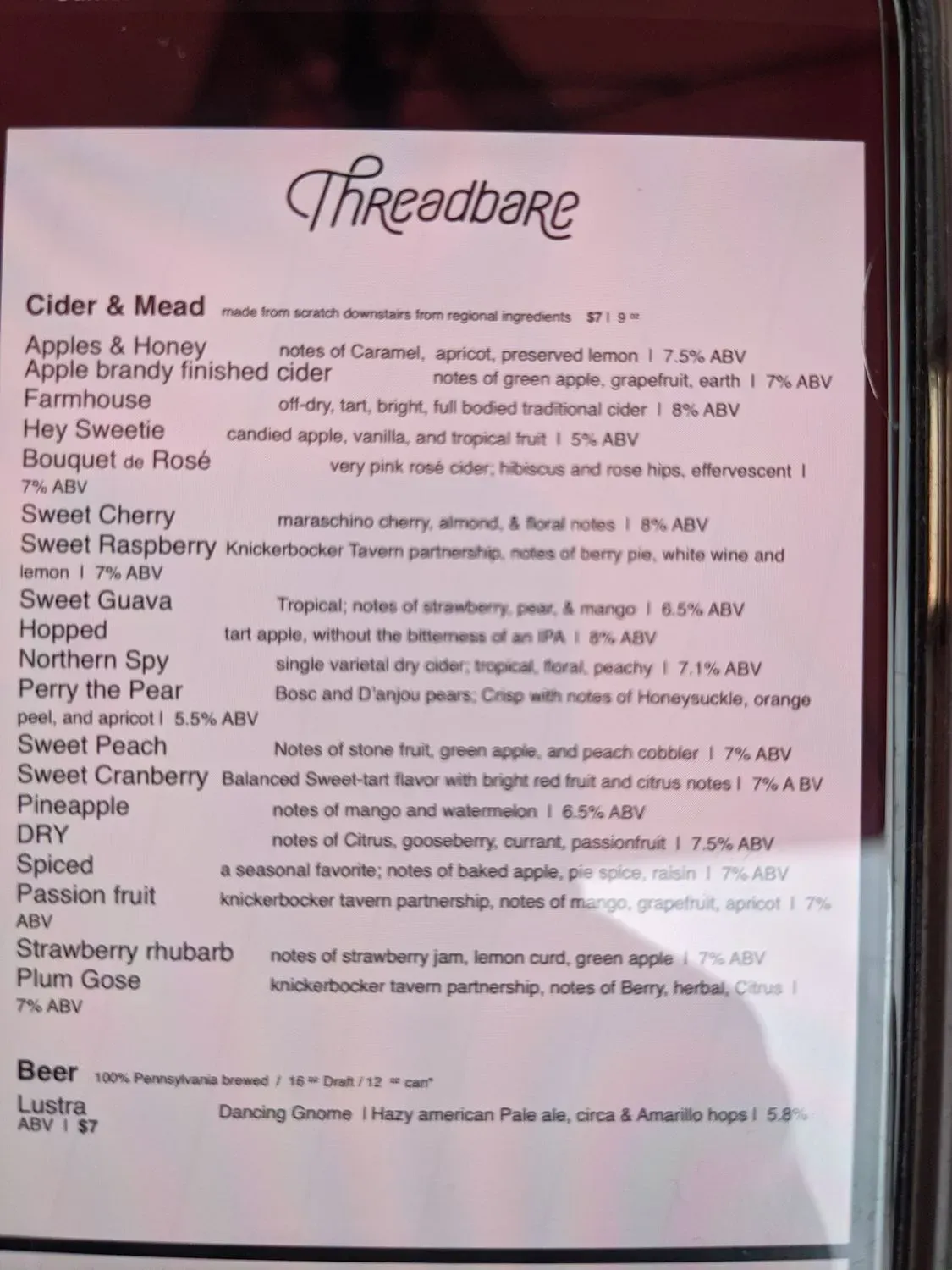 Menu 2