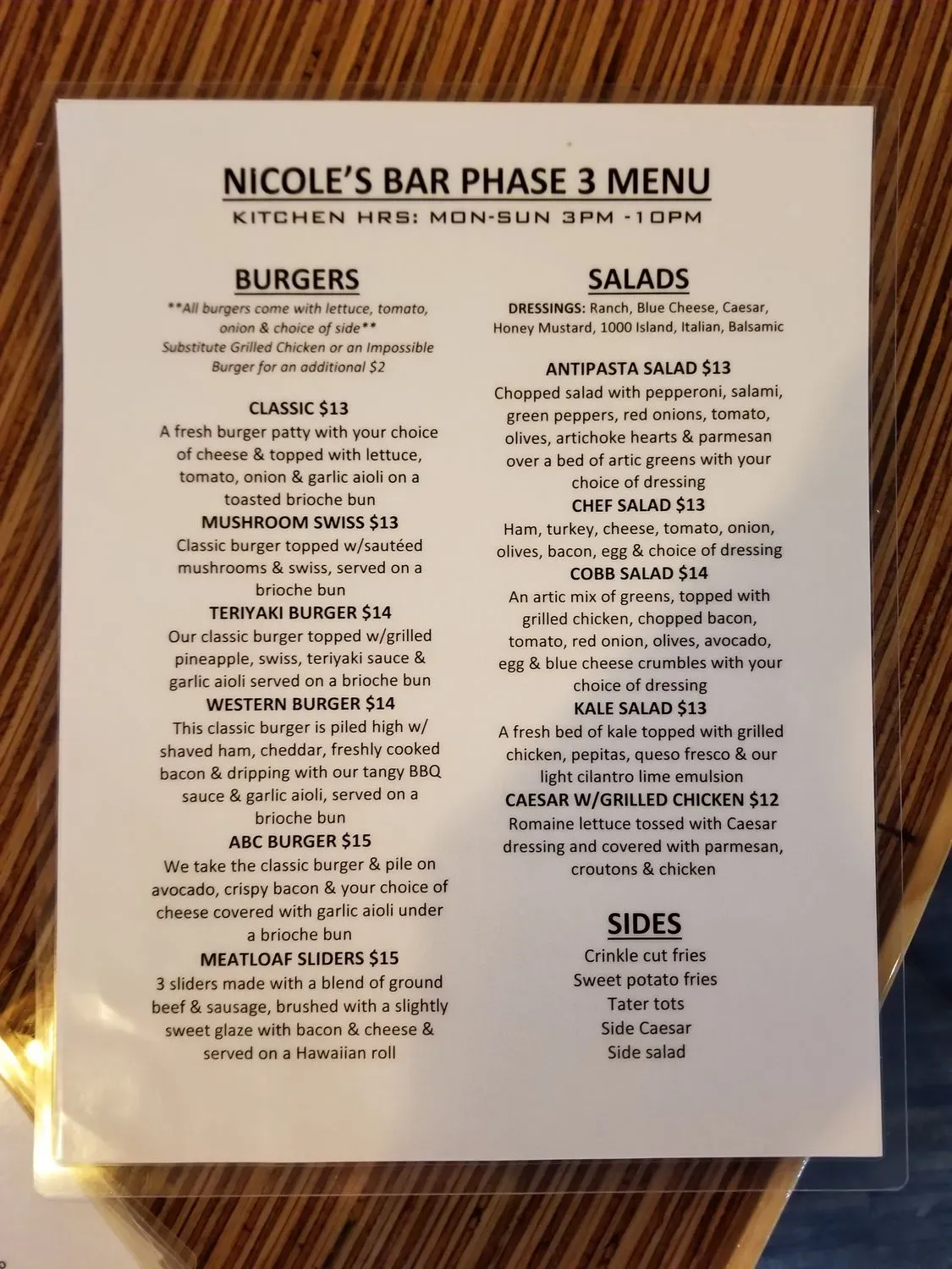 Menu 3