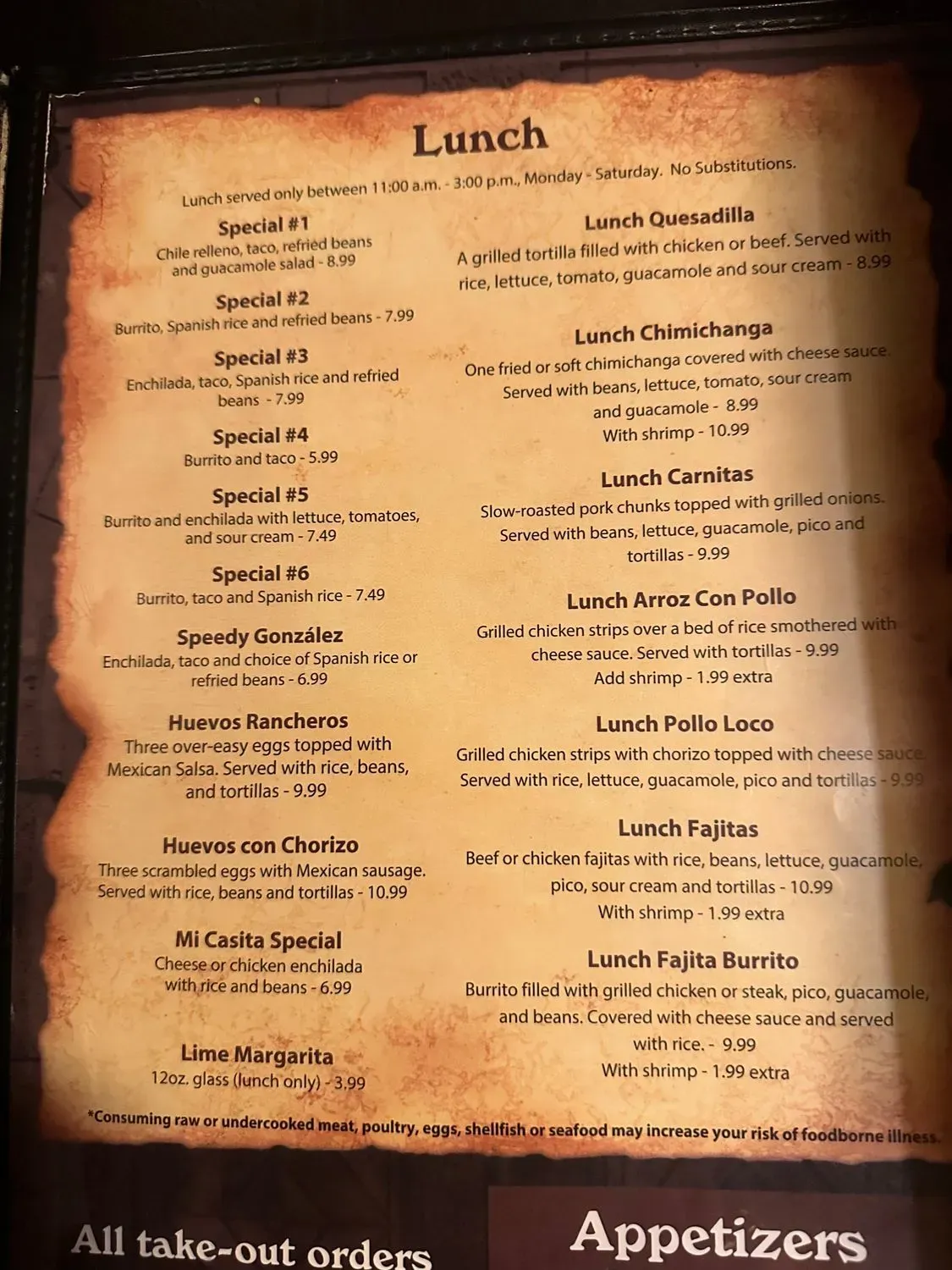 Menu 4