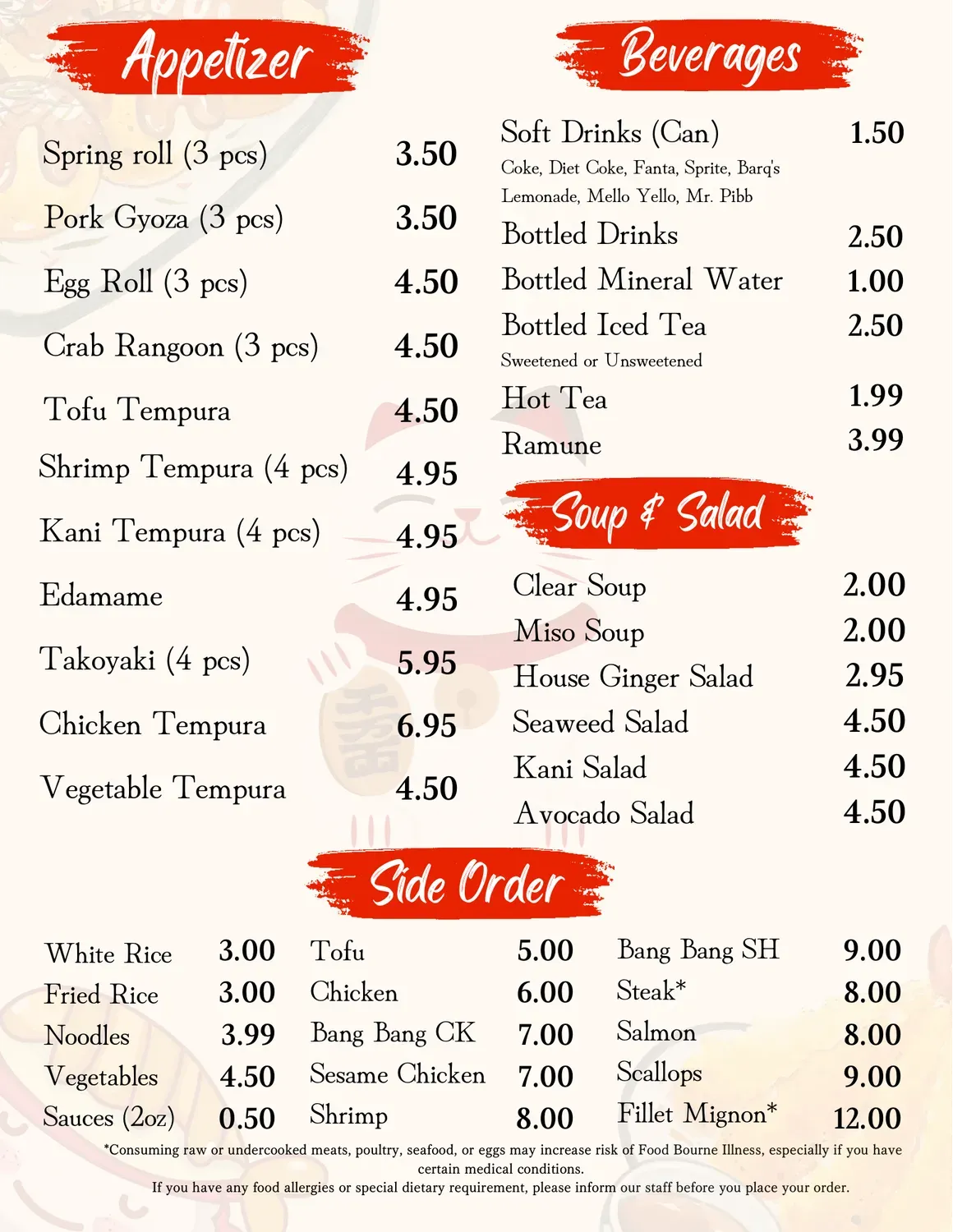 Menu 3