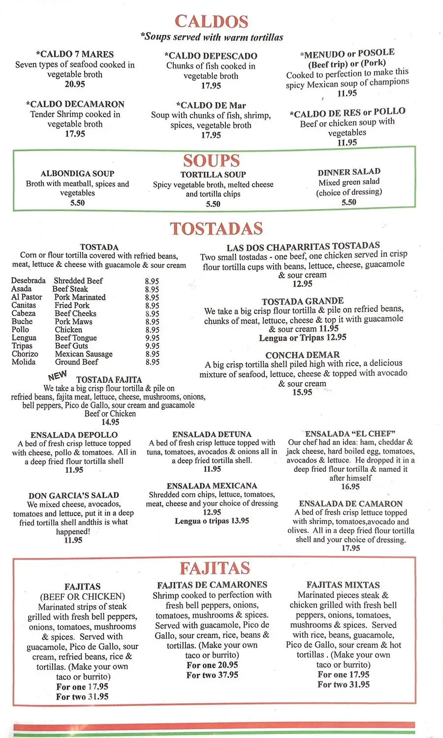 Menu 5