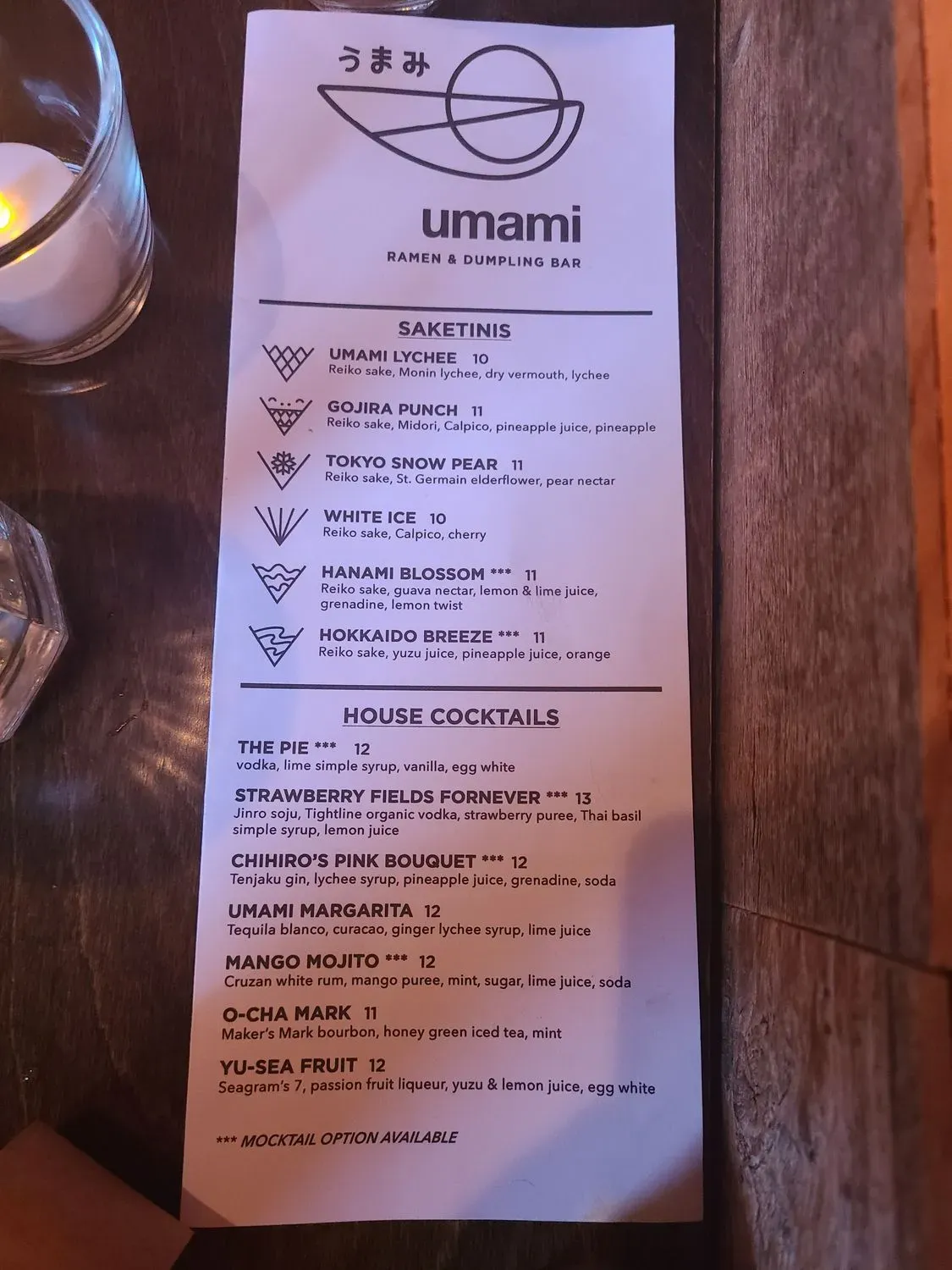 Menu 5