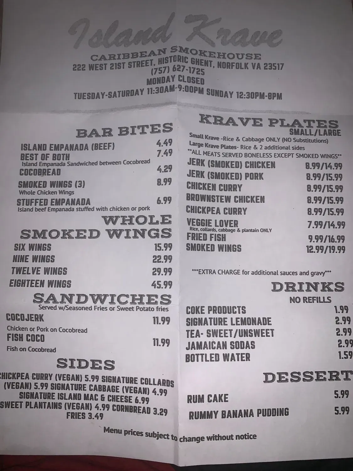 Menu 3