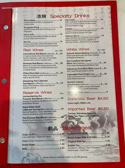 Menu 4