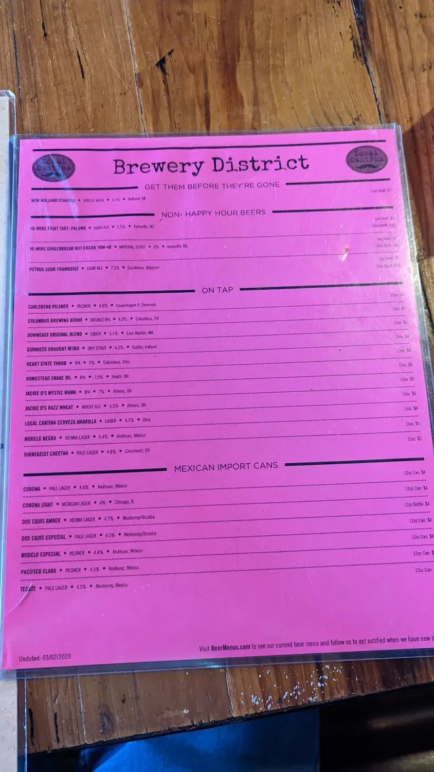 Menu 6