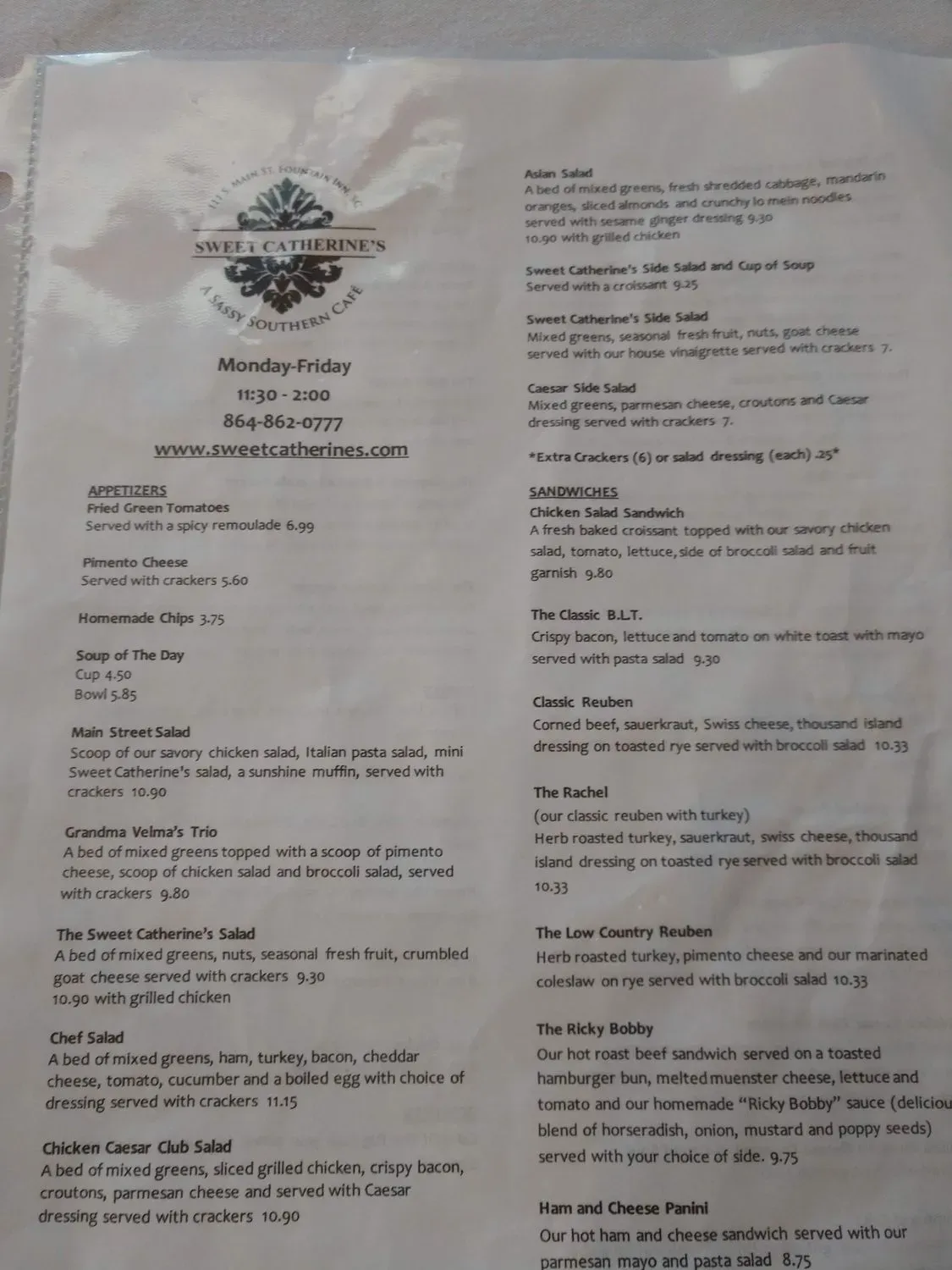 Menu 6