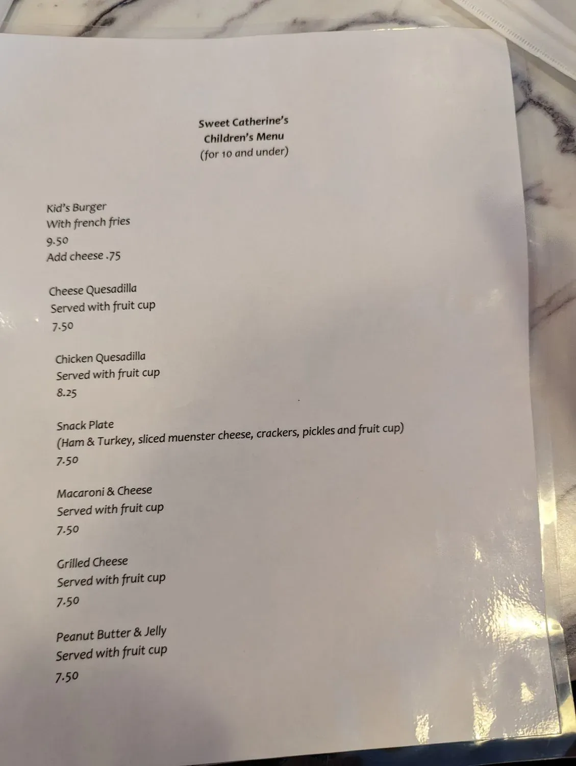 Menu 3