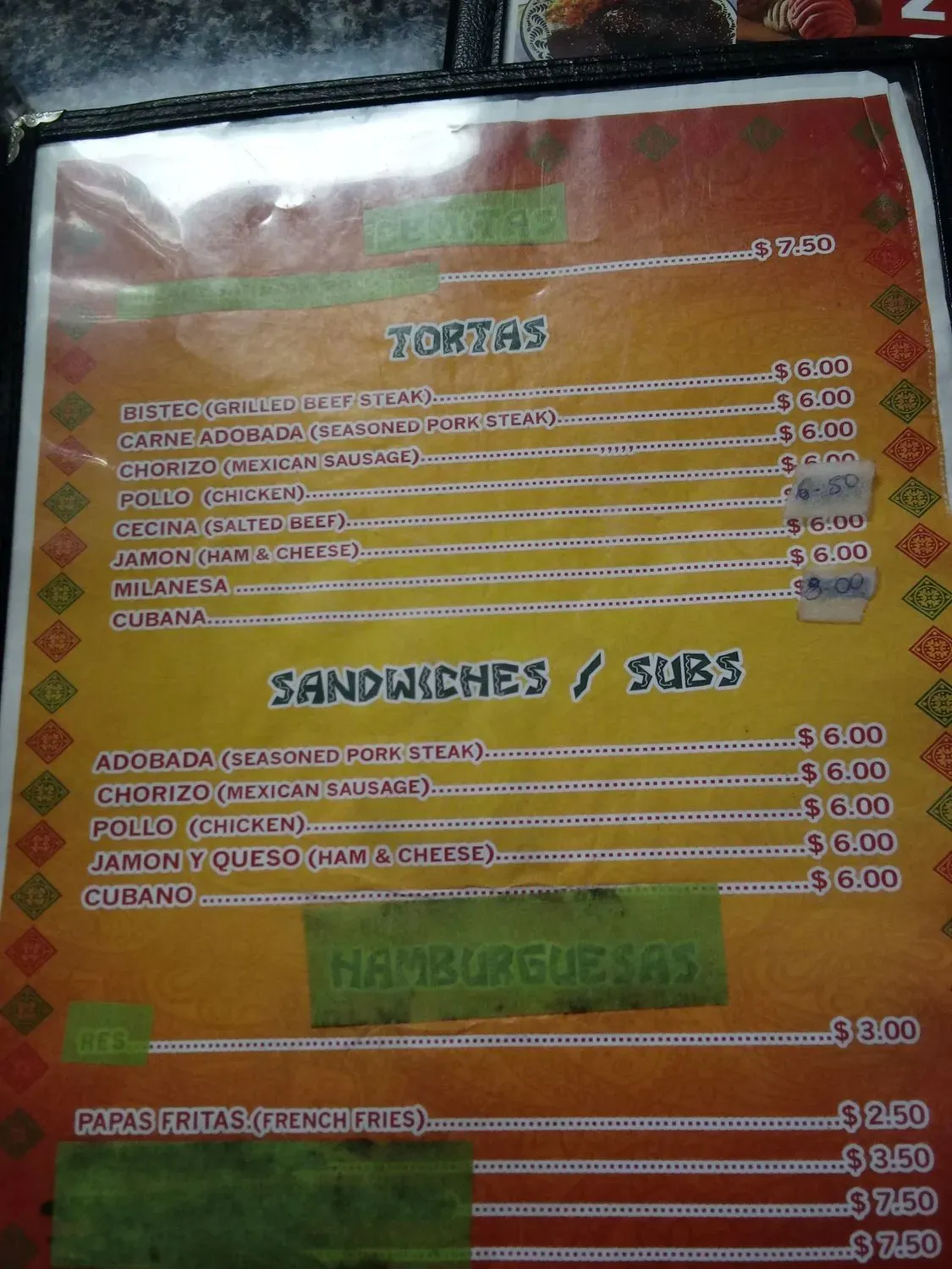 Menu 3