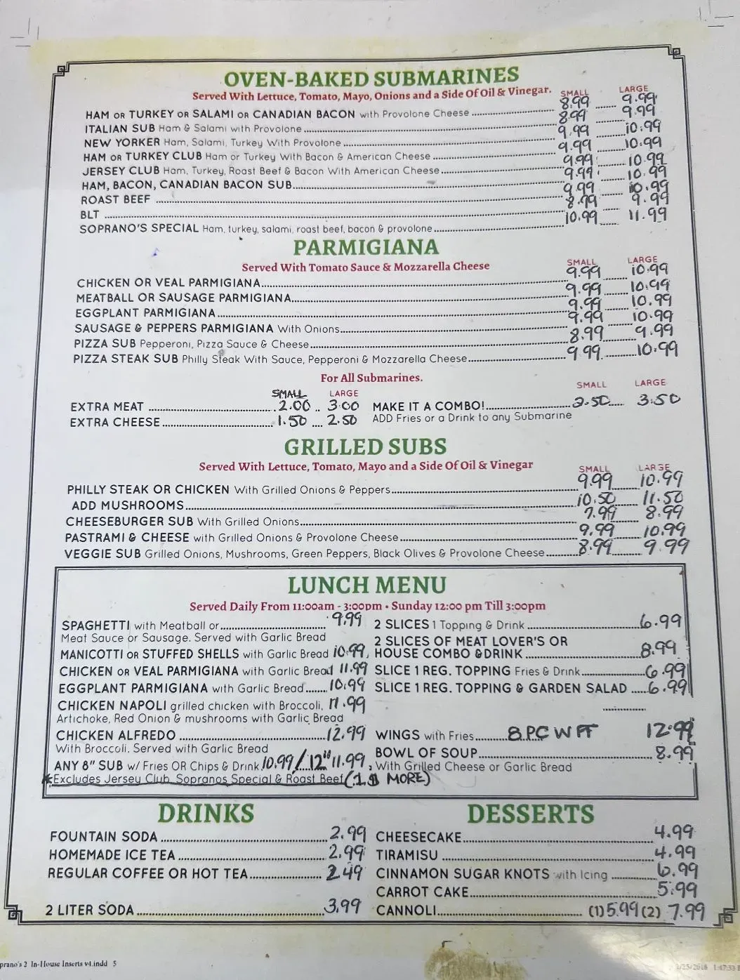 Menu 4