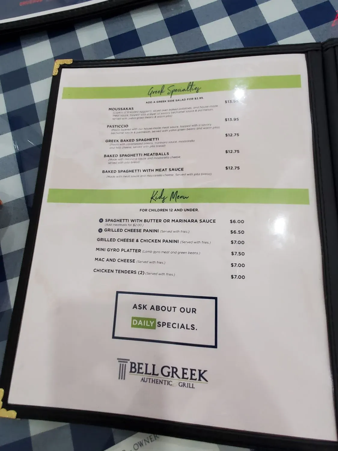 Menu 4