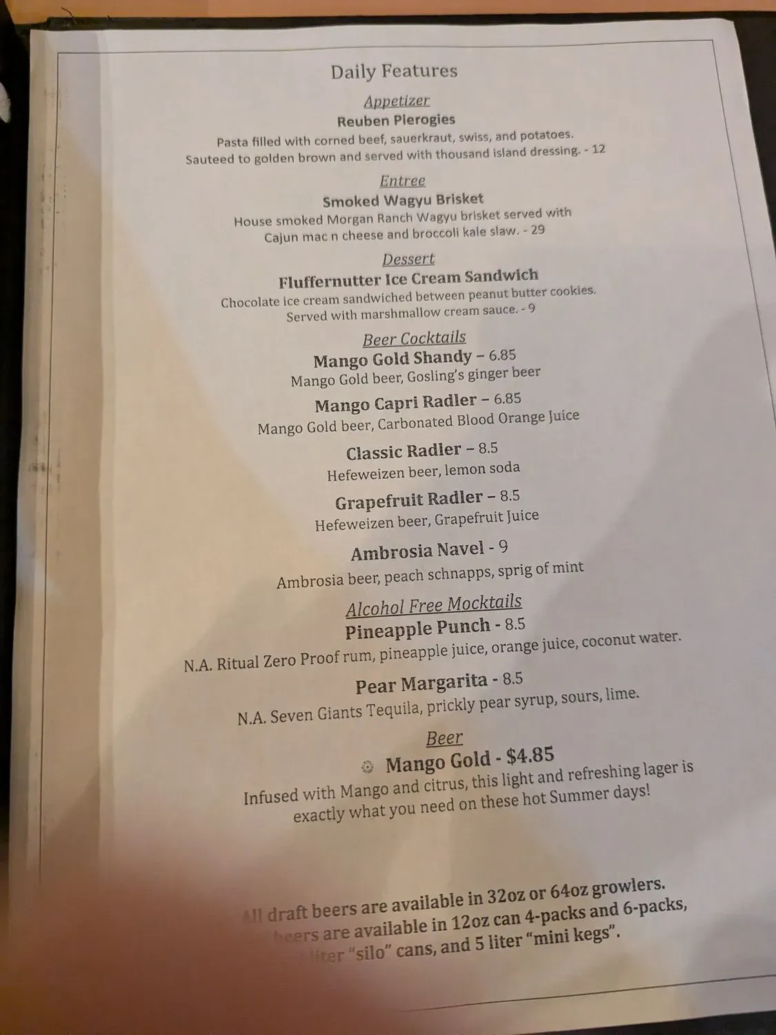 Menu 6