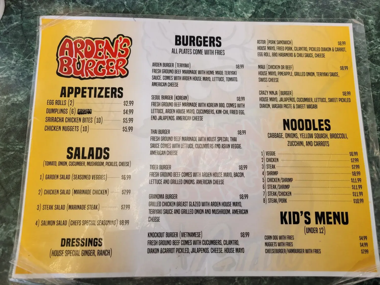 Menu 2