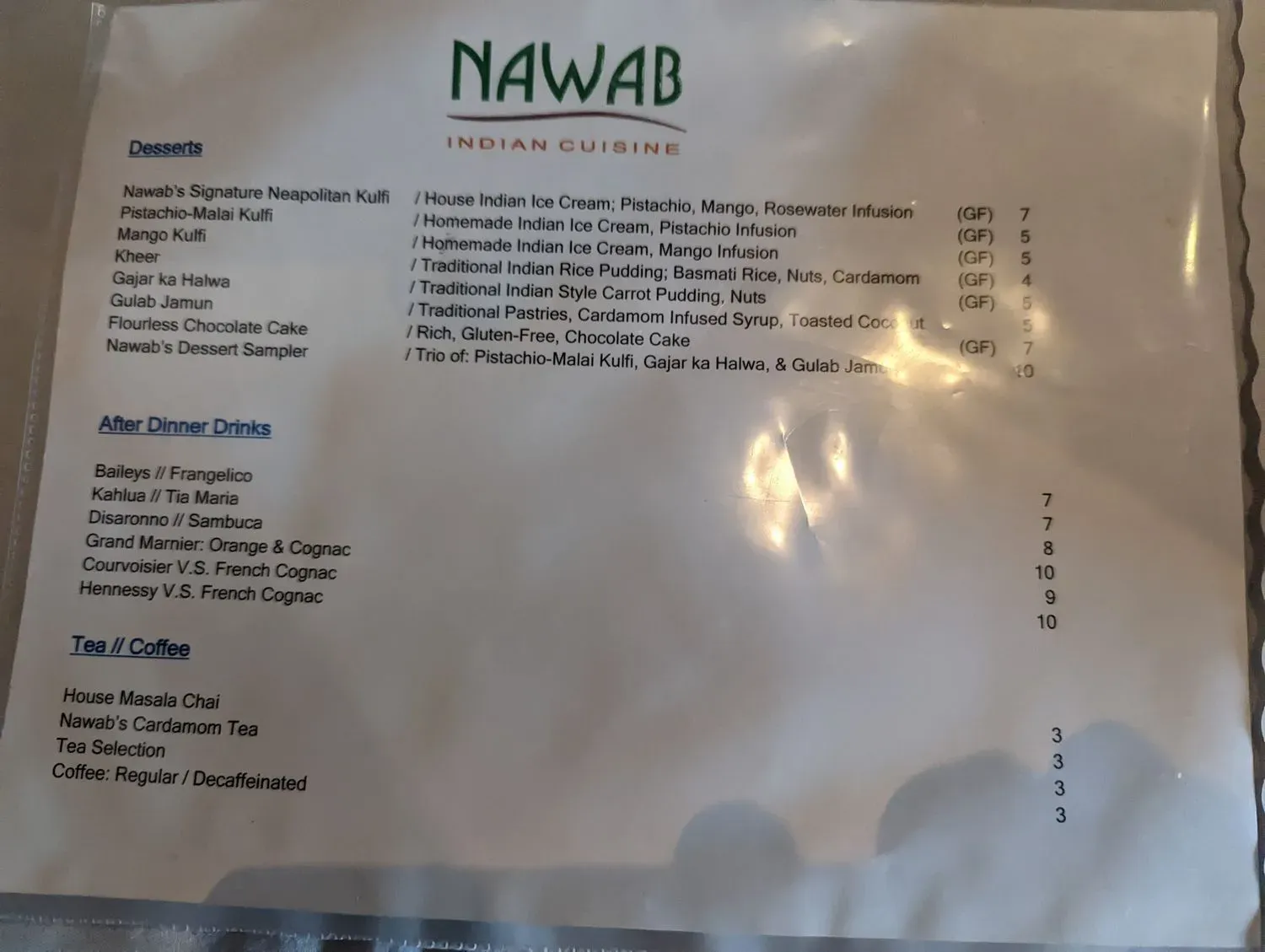 Menu 6