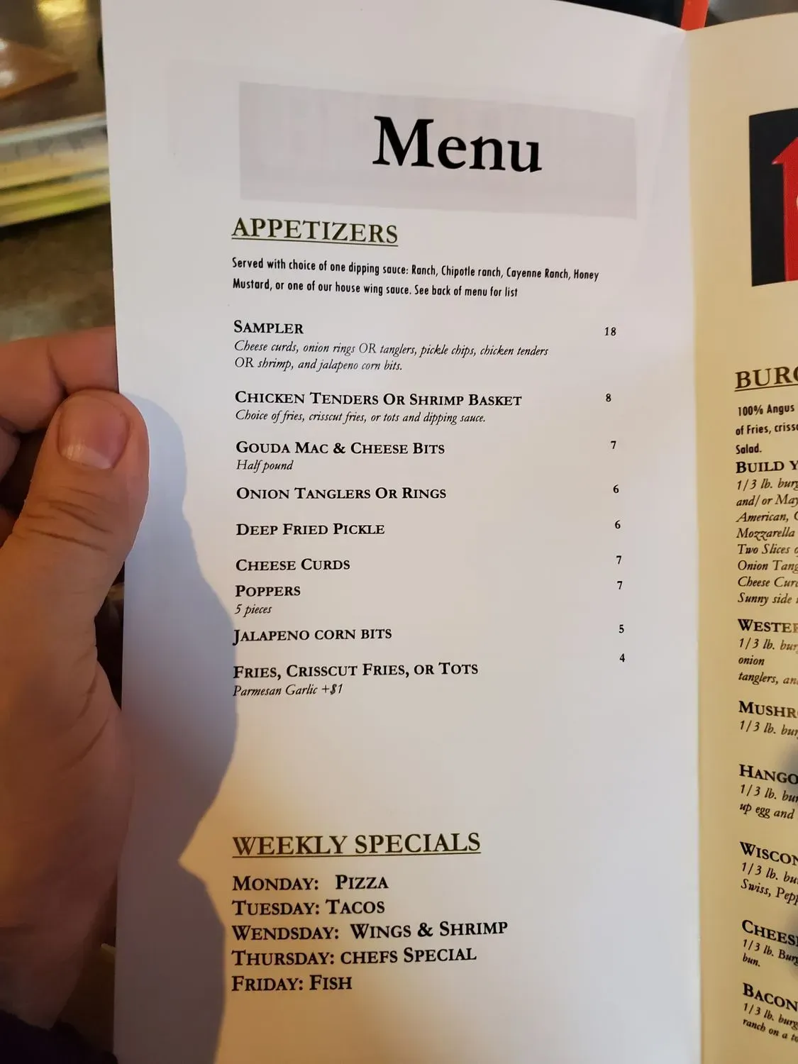 Menu 5