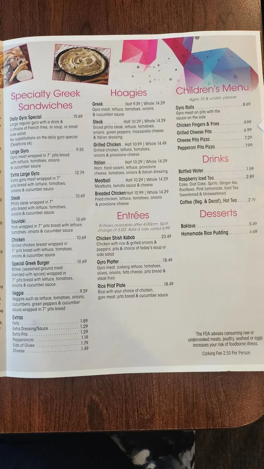 Menu 2