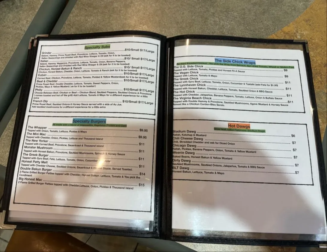 Menu 2