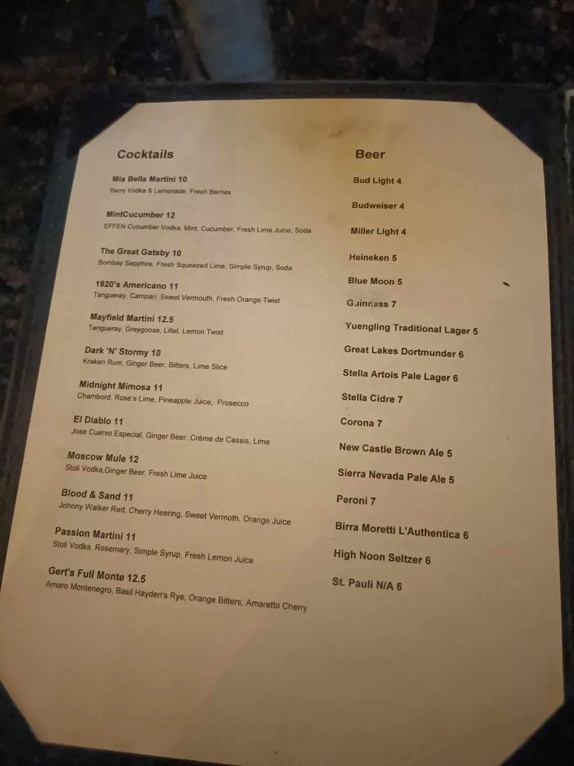 Menu 3