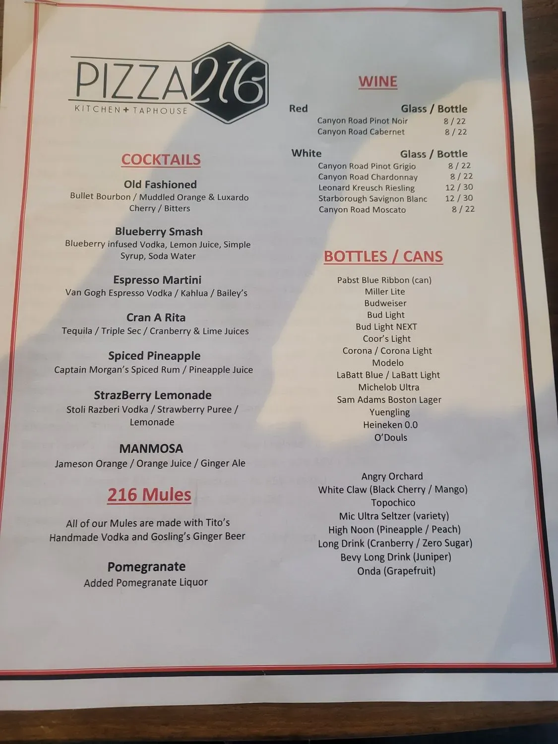 Menu 2