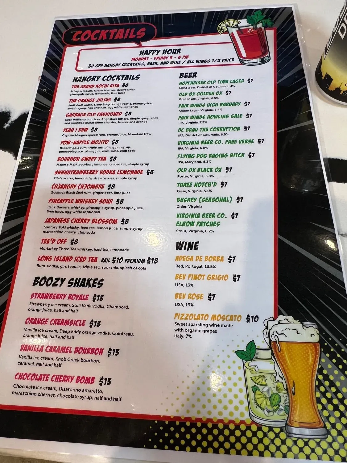 Menu 5