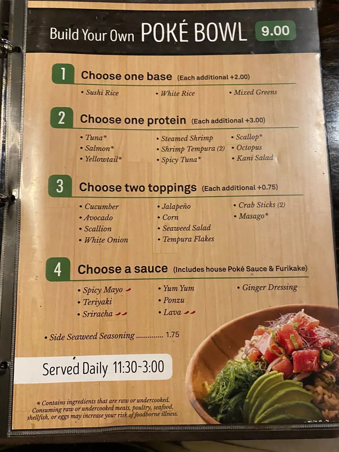 Menu 2