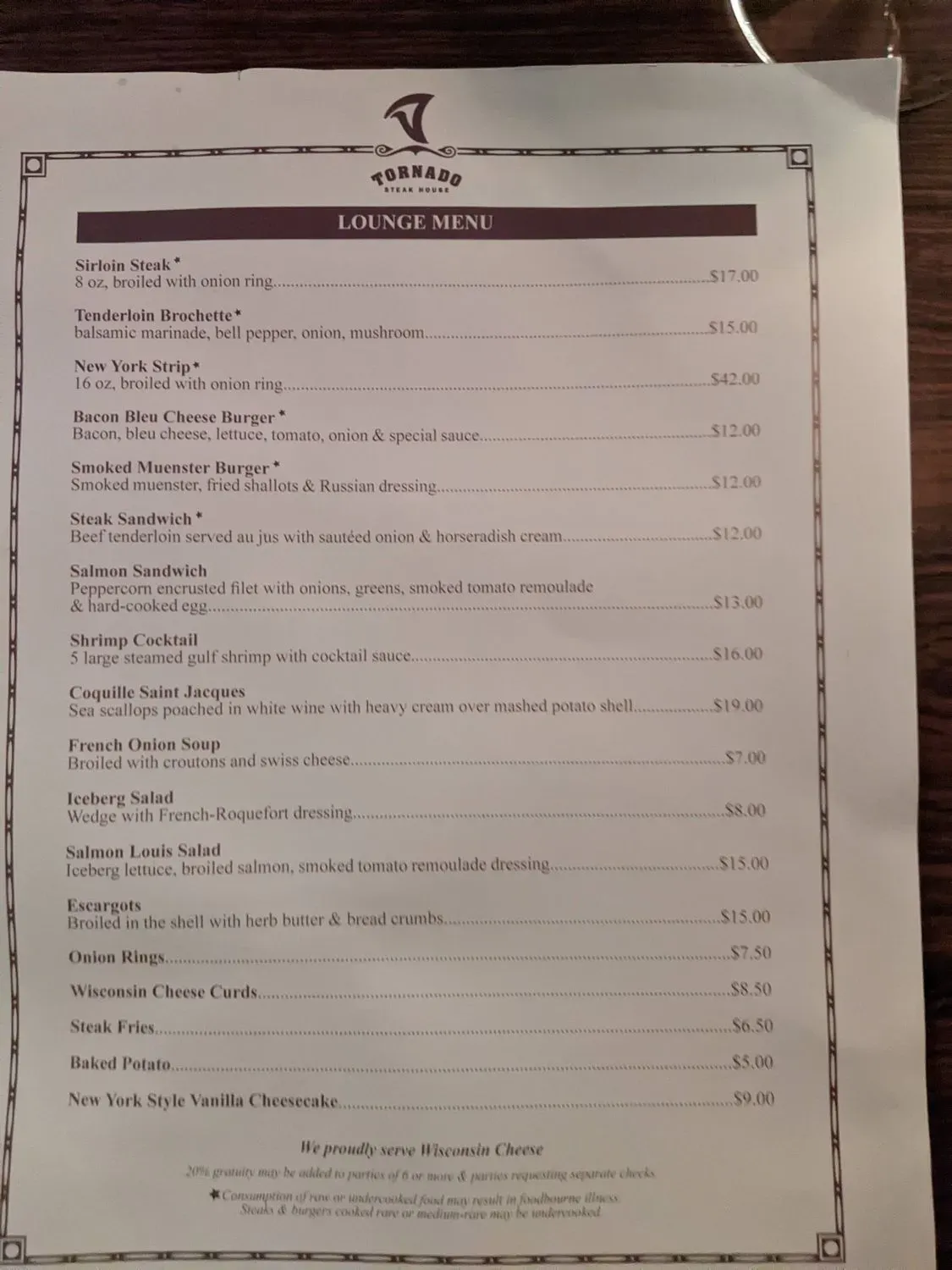 Menu 6