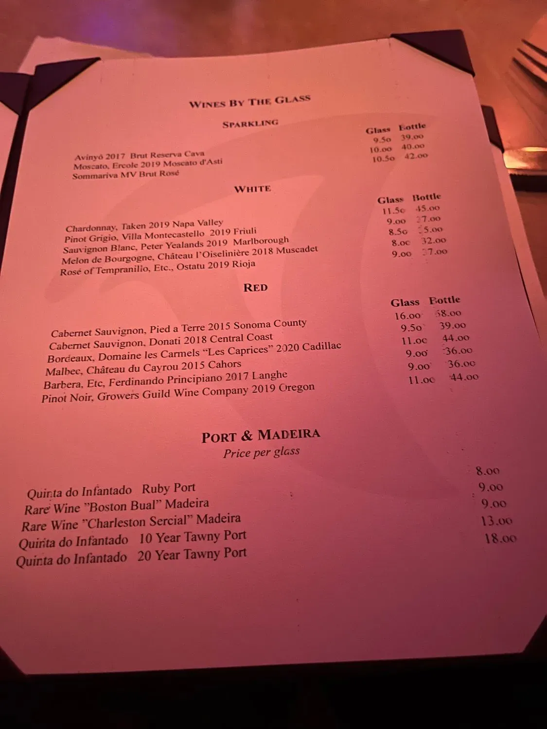 Menu 4