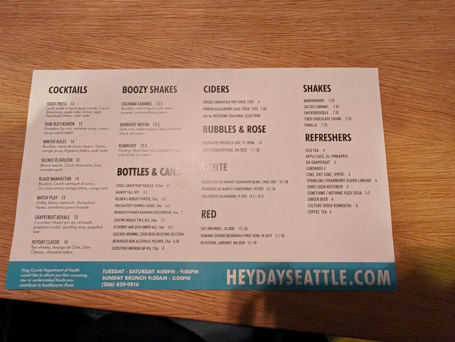 Menu 2