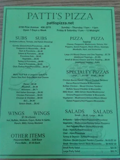 Menu 2