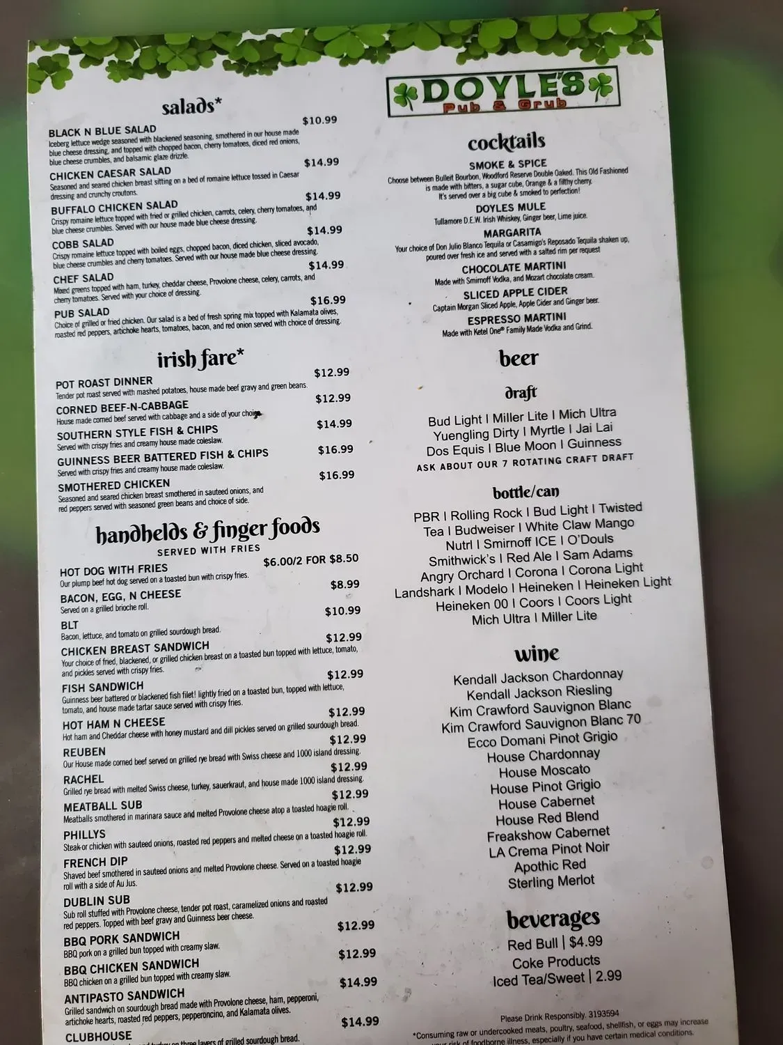 Menu 6