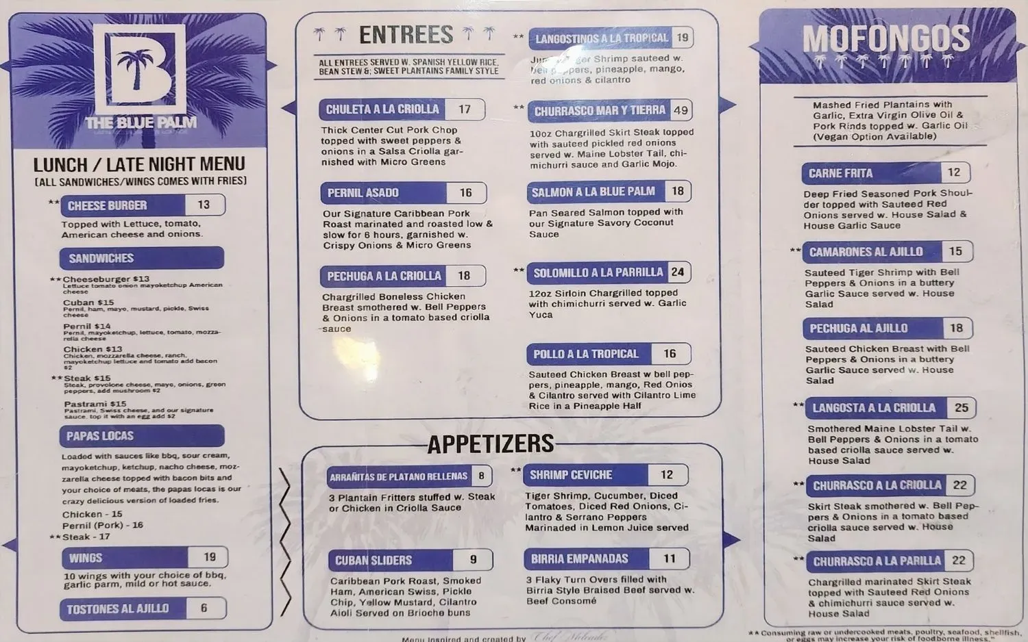 Menu 2