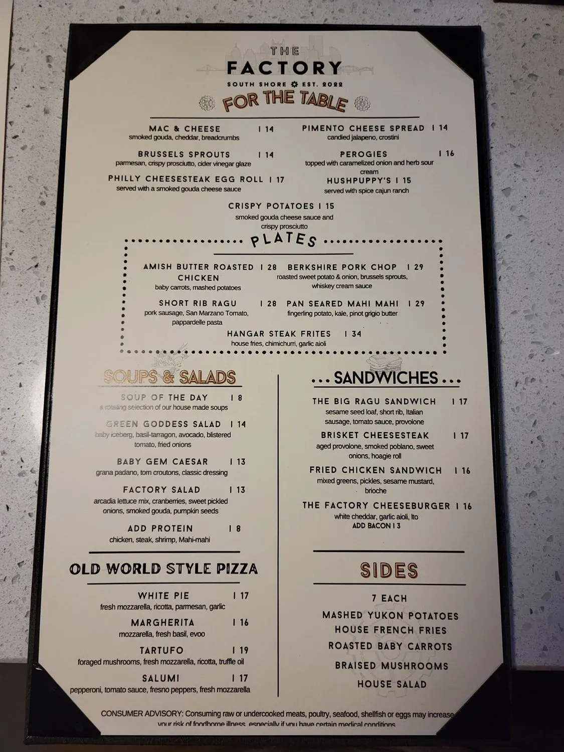 Menu 6