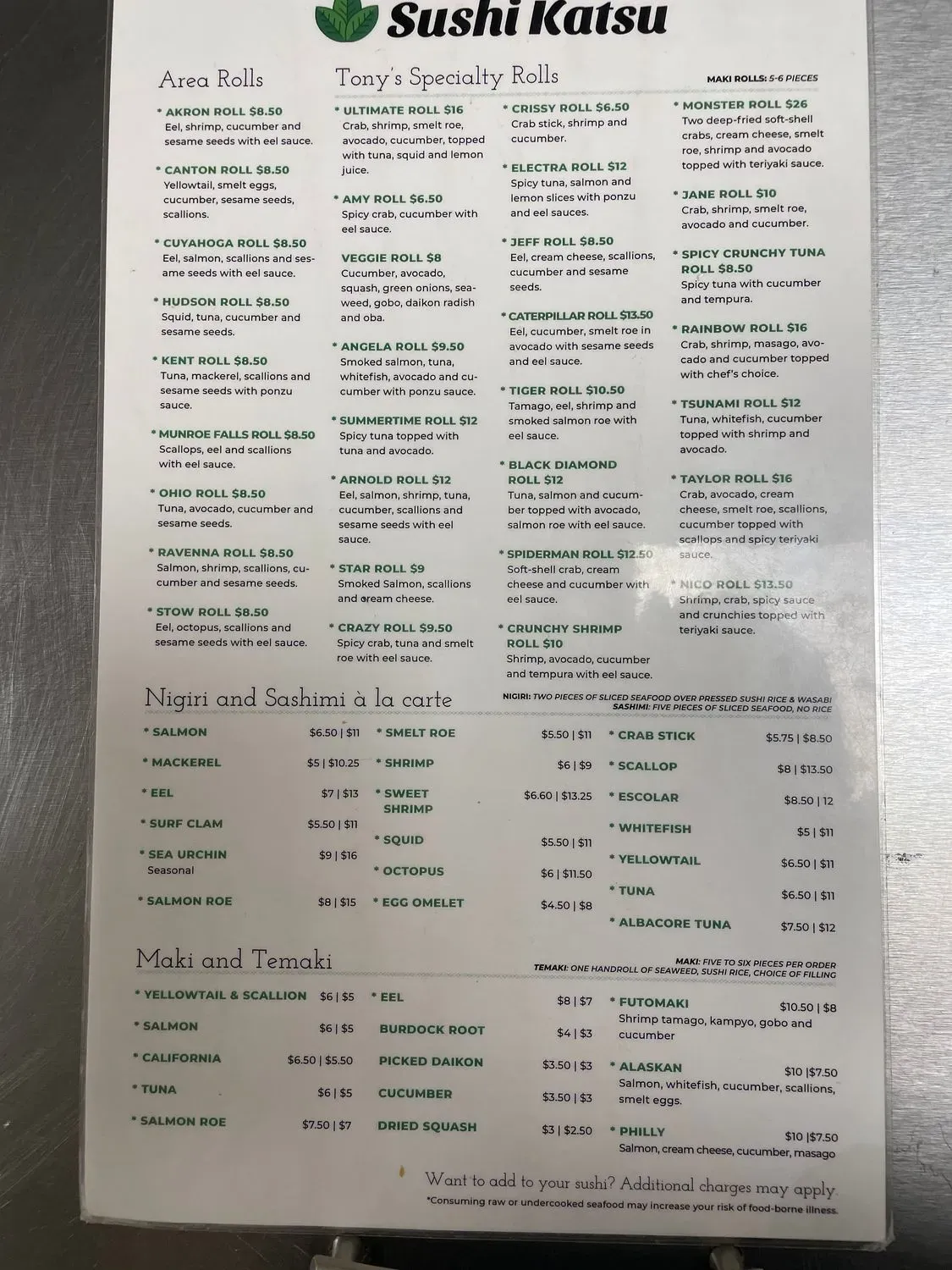 Menu 6