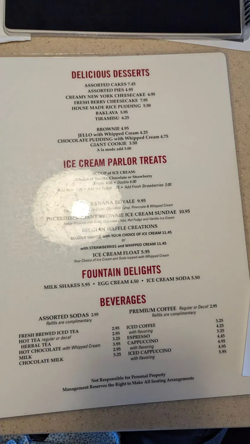 Menu 5