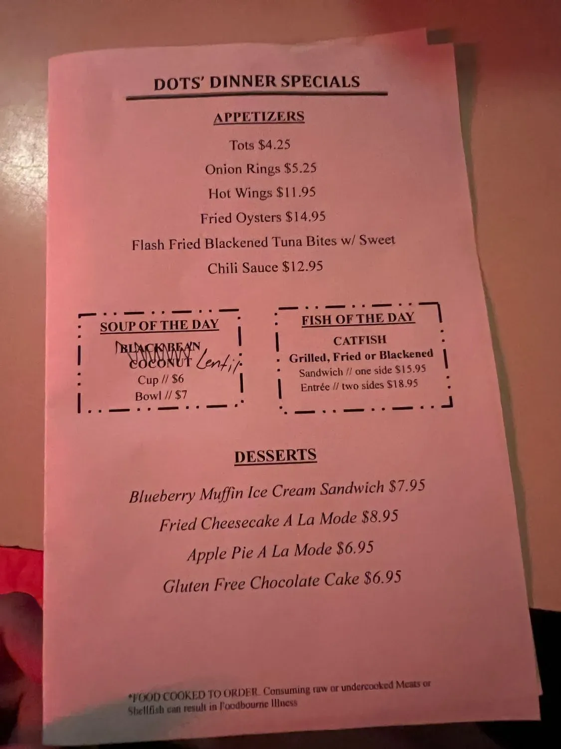 Menu 6