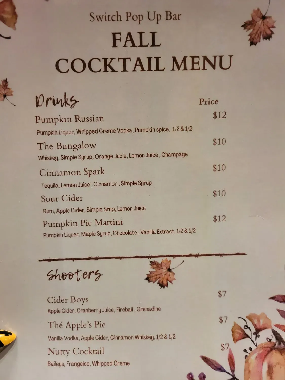 Menu 6